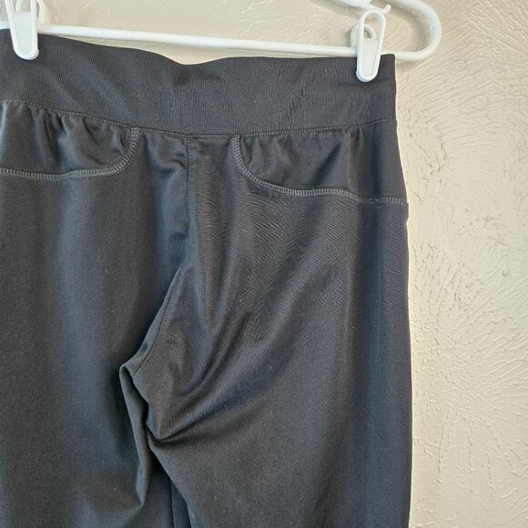 Adidas Track Pant Womens Small Black White Side Stripe Athletic Workout Pull On - Picture 12 of 13